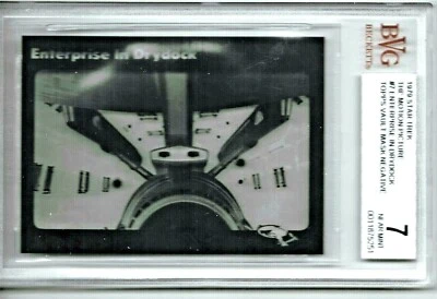 BVG 7 1979 STAR TREK TOPPS VAULT MASK NEGATIVE MOTION PICTURE ENTERPRISE DRYDOCK - Image 1 of 2