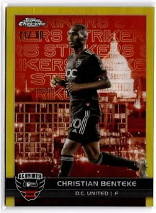 2023 Topps Chrome MLS Big City Strikers rifrattore oro 1-20 (set completo) - Foto 1 di 9