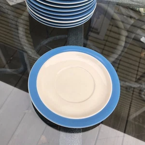 J I STONECREST Saucer ANDRE PONCHE Designer Collection #104 Sky Blue - Picture 1 of 2