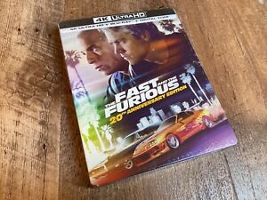 The Fast and the Furious - 20th Anniversary w. Steelbook (4K UHD + Blu-ray + UV)