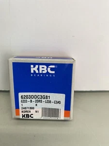 KBC 6203DD 6203DD-C3G81 6203DDC3G81 RODAMIENTO DE BOLAS SELLADO - Imagen 1 de 6