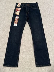 Wrangler Boys Jeans Size 12 Premium Regular Five Star Straight Slim Flex NEW NWT - Picture 1 of 7