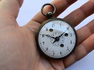 Orologio da tasca con sveglia - French verge fusee alarm pocket watch