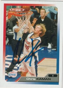 Chris Kaman signed 2005-06 Topps Total card Los Angeles Clippers autograph - Picture 1 of 1