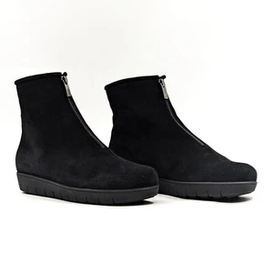 Botines impermeables La Canadienne para mujer Barb negros gamuza cremallera frontal talla 7,5 - Imagen 1 de 11