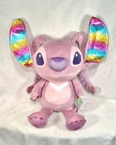 Disney Lilo & Stitch Jumbo Plush ANGEL New 2024 Rainbow Ears 32 Inches 32” NWT - Picture 1 of 12