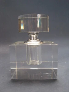 Bottiglia profumo Zodax Malak Cube cristallo fuso design MCM bellissima - Foto 1 di 13