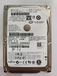 MHY2120BH, PN: CA06889-B38500DL, Fujitsu 120Gb 2.5" HDD - Imagen 1 de 2