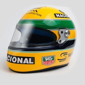 AYRTON SENNA 1993 PARIS BERCY HELMET (FULL SIZE - SCALE 1/1) BRAND NEW - Picture 1 of 2