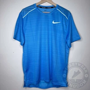 Nike Miler Dri-FIT Breathe Running Herren T-Shirt Oberteil Blau Größe S FZ4782 412 - Bild 1 von 3