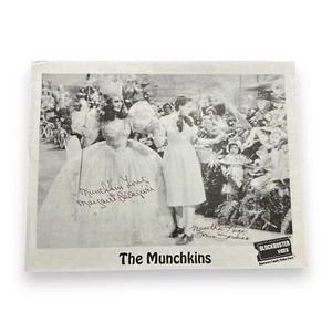 Wizard of Oz Autograph 8.5x11 Photo! Signed by Fern Formica & Pellegrini! - Picture 1 of 3