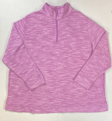 Women's Plus Croft & Barrow 1/4 Zip Lightweight Pullover  NEW Without Tag 3X - Image 1 of 2