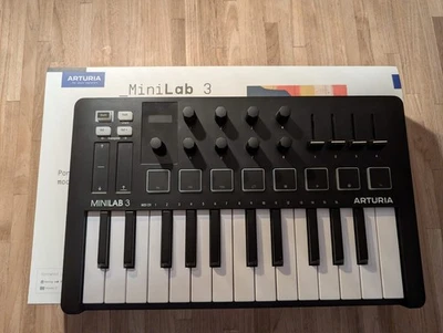 Arturia Minilab 3 Universal Midi Controller – Neuwertig - schwarz - Bild 1 von 3
