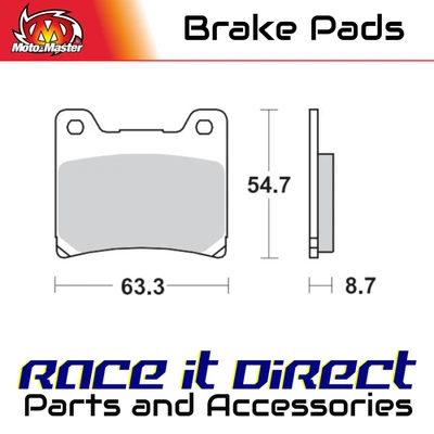 Pastillas Freno Para YAMAHA YZF 750 R 1993-1997 Traseras Sinterizadas MotoMaster Foto 1 de 4