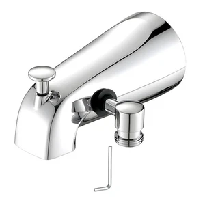 1X(Caño de bañera con desviador, bañera con desviador de ducha y llave hexagonal3595 - Imagen 1 de 7