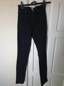 Jean Paul Gaultier Designer Womens Black Skinny Jeans Size 26 Vita Alta - Picture 1 of 8