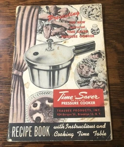 Folleto de recetas de olla a presión de ahorro de tiempo 1947 vintage - 49 páginas - Imagen 1 de 7