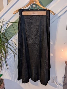 Vintage ONE WING STUDIO schwarz Seide LANGER LUNA Rock S/M romantisch Artwear Struktur  - Bild 1 von 13