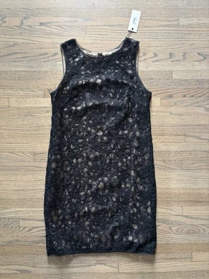 Vestido de cóctel Studio M Zaira Holiday elegante fiesta negro sin mangas nuevo con etiquetas Foto 1 de 4