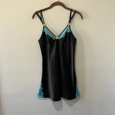 Y2K Betsy Johnson Intimates Babydoll Slip Dress Women’s Medium Lingerie Coquette - Image 1 of 4