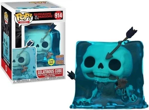 Funko Pop! Gelatinous Cube (Blue) 914 Glow in the Dark GITD Wonder Con Exclusive - Picture 1 of 1