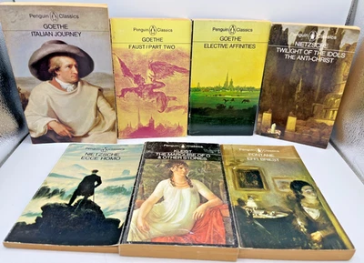German Lit & Philosophy 7 Book Set Goethe Nietzsche Kleist Penguin Classics - Image 1 of 2
