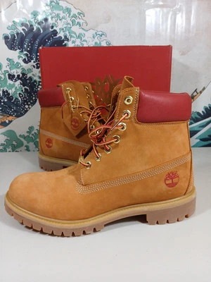 Timberland 6 Pollici Premium Stivali Impermeabili X DTLR 40° Anniversario "Red Tops"... - Immagine 1 di 4