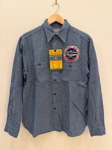 Buzz Rickson’s Japan BR29184 30th Anniversary Chambray Shirt Size Medium NEU - Bild 1 von 8