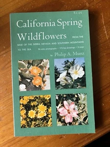 California Spring Wildflowers 1969 Vintage Wildflower Book Info Guide - Bild 1 von 10