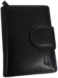 Landleder Damen Geldbörse Leder Geldbeutel Brieftasche Portemonnaie - Picture 1 of 3