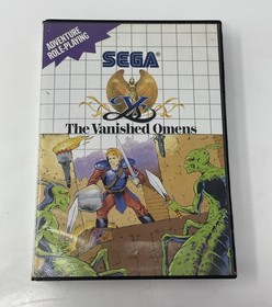 Ys: The Vanished Omens Sega Master System 1988 w/ Manual CIB Complete Authentic