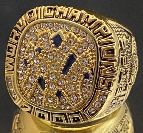 2000 New York Yankees DEREK JETER World Series Championship Ring Cover