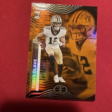 2022 Panini illusions Chris Olave orange parallel Rookie Card