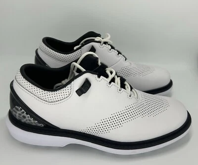Nuevos zapatos de golf Air Jordan ADG 4 talla 4 EE. UU. para hombre blancos negros estilo DM0103-110 Foto 1 de 4