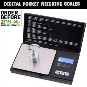 0.01G-100G Digital Weighing Pocket Scales Grams Small Kitchen Gold Jewellery - Picture 1 of 12