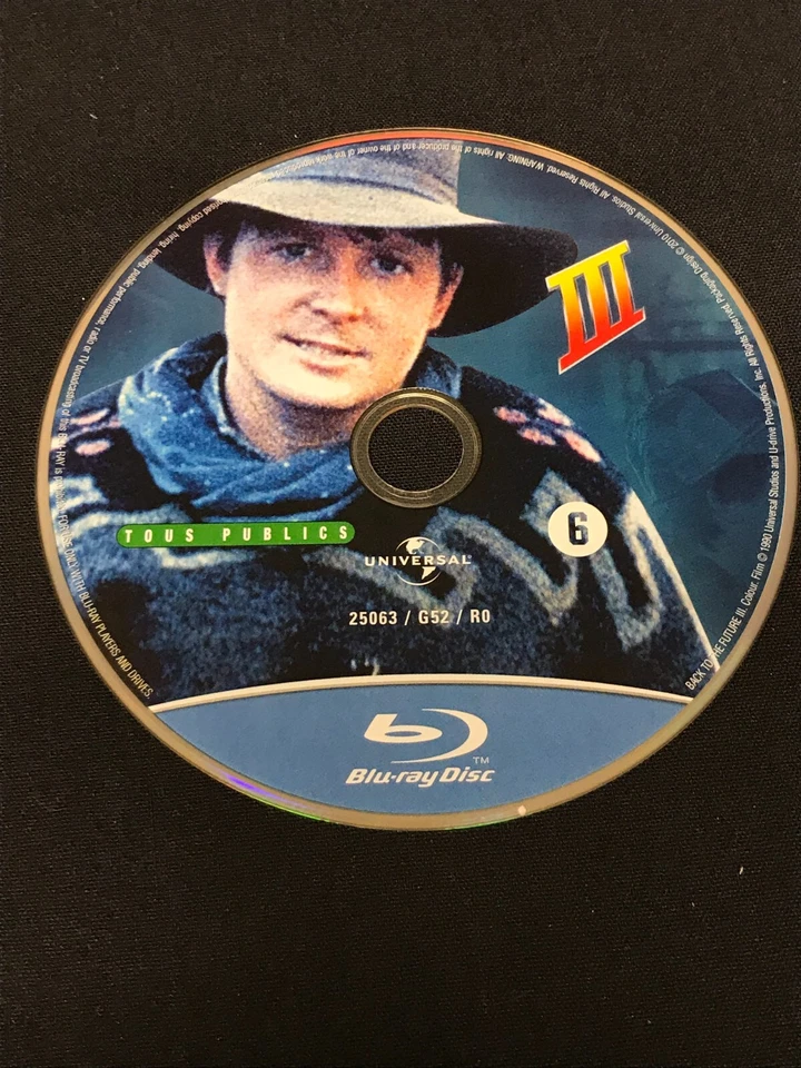 Back To The Future III -Blu Ray Disc Only - Replacement Disc Region B  Play Only - Image 1 of 1