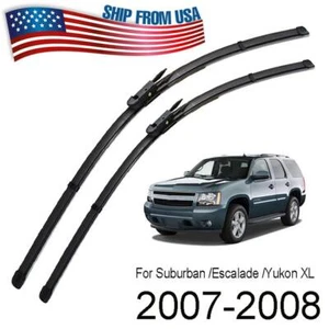 Juego de 2 escobillas limpiaparabrisas delanteras para Chevrolet Suburban 1500 2007-2008 - Imagen 1 de 6