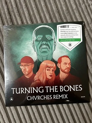 Chvrches John Carpenter Turning The Bones Good Girls Remix 7" Green Red Vinyl - Image 1 of 2