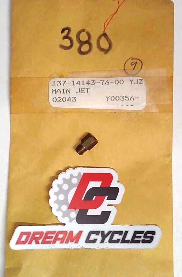 JET MAIN #380 137-14143-76-00 ORIGINAL YAMAHA 137-14143-76-00 YZ 250 360 400 NUEVO DE STOCK Foto 1 de 1