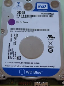 WD5000LMCW-11T31S3 | DCM: HB0TJBB | 15 ABR 2016 | 500 GB #01 - Imagen 1 de 1