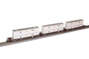 Kato 106-6185 N Scale BNSF Gunderson MAXI-IV "Original" Logo Well Car Set 253770 - Picture 1 of 1