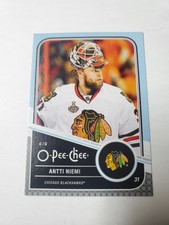 2011-12 O-PEE-CHEE PLAYOFF BEARD #37 ANTTI NIEMI CHICAGO BLACKHAWKS