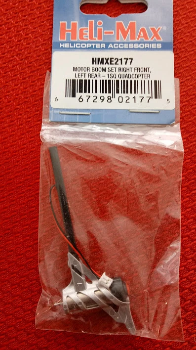 Helimax 1SQ Motor Boom Set Right Front / Left Rear HMXE2177 - Image 1 of 1