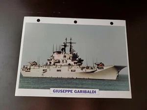 Italian Navy Giuseppe Garibaldi Photo And Fact Sheet 1983 - Bild 1 von 2