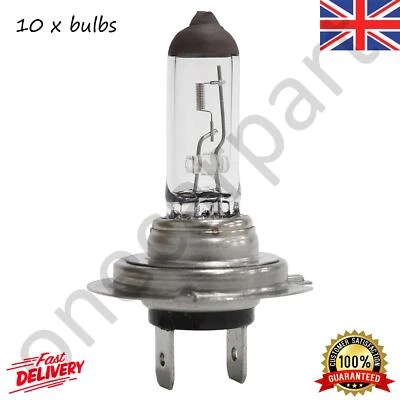10 Bosch Halogen Headlight Bulbs 12V H7 For VW Passat Alltrack Variant 1997-2015 - Image 1 of 3