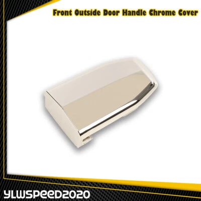 Front Door Handle Lock Cylinder Cover Chrome Fit For 2015-2019 Cadillac Escalade - Image 1 of 4