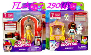NEUF ! ADOPTEZ MOI !  Lot de 2 packs figurines CRÈCHE & BABY SHOP codes article 2024 LIRE !!
