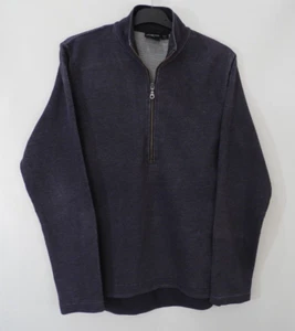 Country Road Men’s or Youth SMALL Dark Grey Cotton Half Zip Hi-Lo Jumper. - Picture 1 of 6