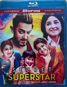 SECRET SUPERSTAR - BRAND NEW BOLLYWOOD BLURAY - AMIR KHAN- WITH ENGLISH SUBTITLE - Imagen 1 de 2