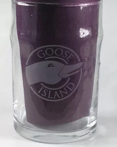 Goose Island Bier 8 Unzen mattiertes Logo Chaser Glas - Bild 1 von 4